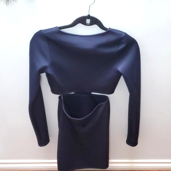 HOT MIAMI STYLES CUT OUT BODYCON DRESS - SMALL - Picture 4 of 5